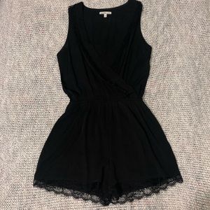 Never worn black lace XS Charlotte Russe romper